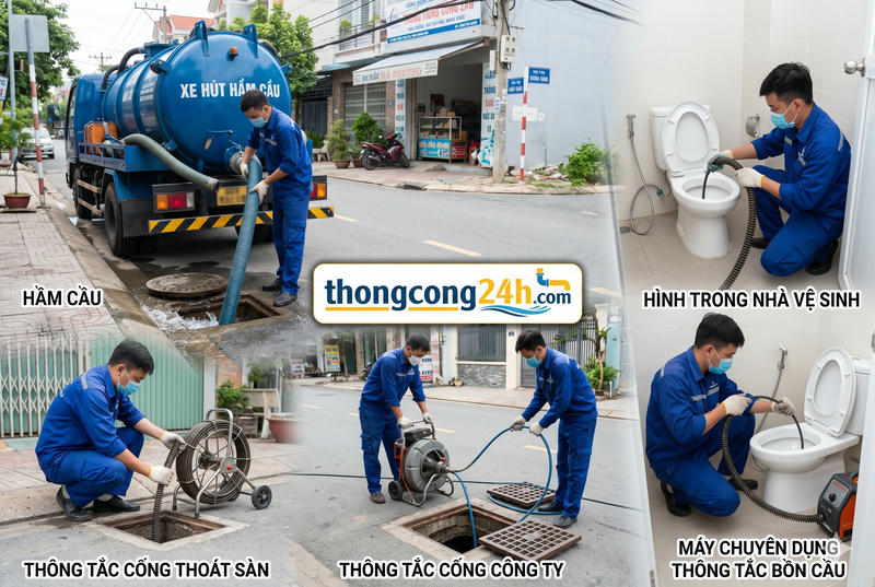 công ty hút bể phốt tại long an uy tín
