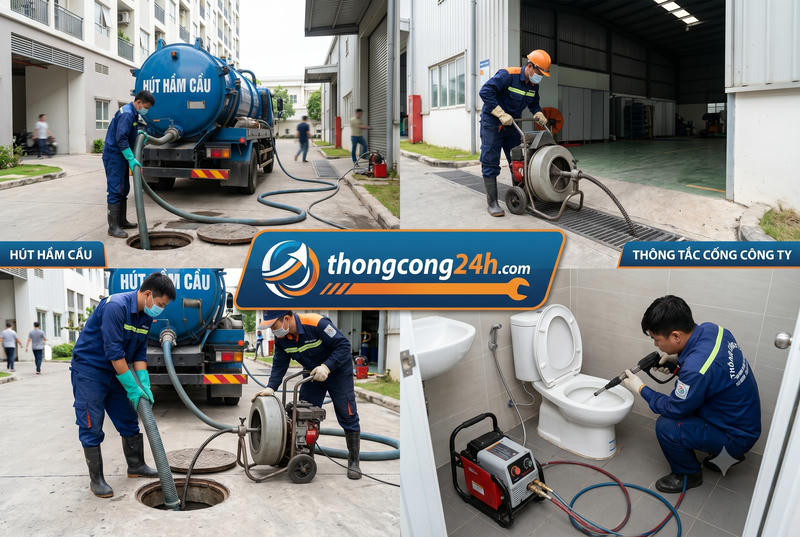 công ty hút hầm vệ sinh tại bình dương