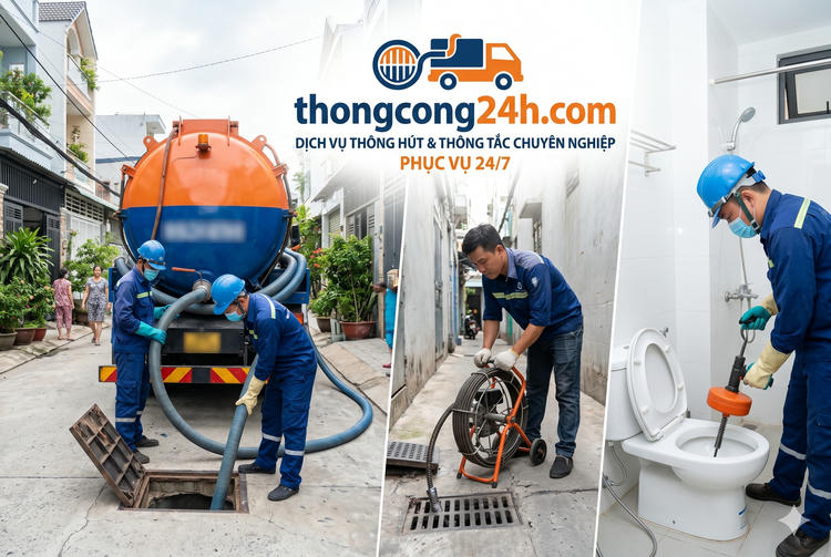 công ty thông cống nghẹt đồng tháp uy tín