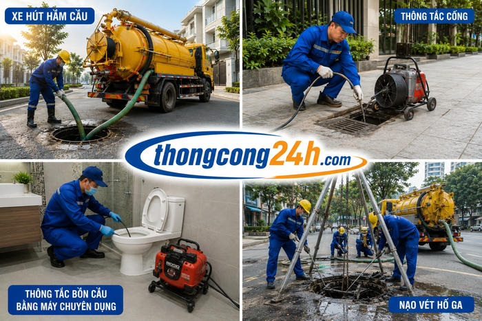 công ty thông cống tại tiền giang uy tín