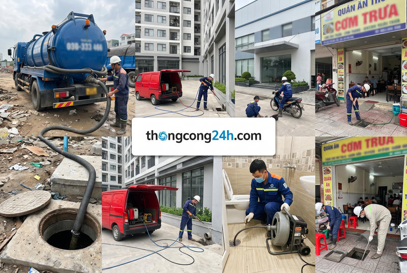 Công ty thông tắc cống tại Vĩnh Long