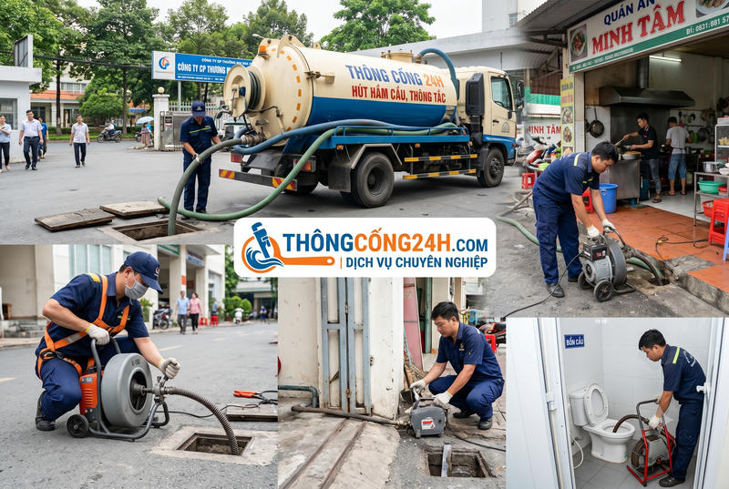 Dịch vụ hút hầm cầu Hòa Thành Tây Ninh