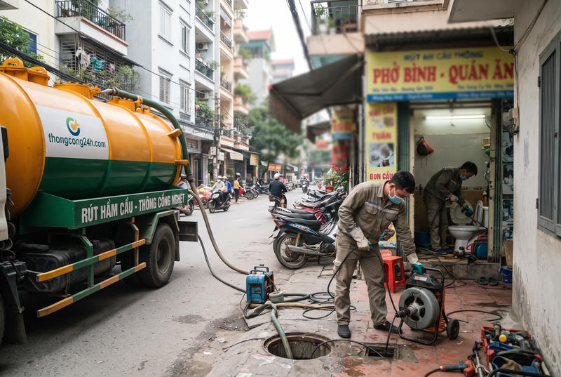 Dịch vụ hút hầm cầu tại Trảng Bàng