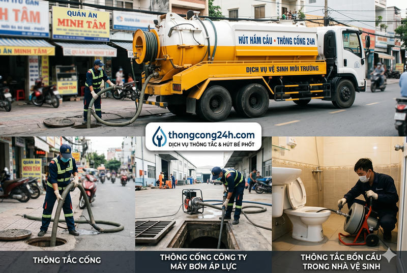 dịch vụ hút hầm vệ sinh tại bình dương uy tín