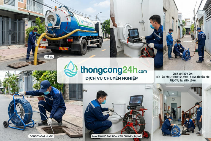 dịch vụ thông cống biên hòa