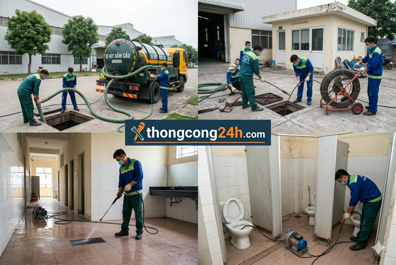 dịch vụ thông cống bình dương uy tín nhanh chóng
