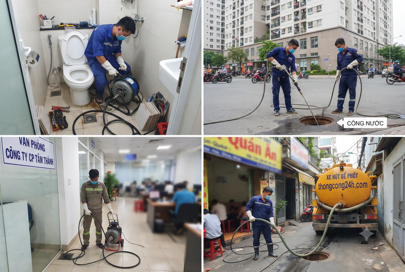 Dịch vụ thông cống nghẹt Bến Cát Minh Đức Dịch vụ thông cống nghẹt Bến Cát Minh Đức