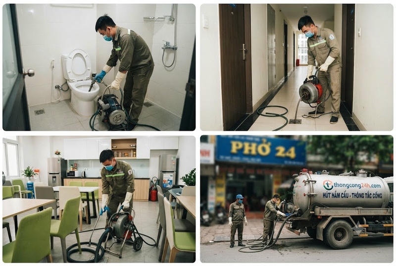 Dịch vụ thông cống tại Bến Cầu Tây Ninh giá rẻ