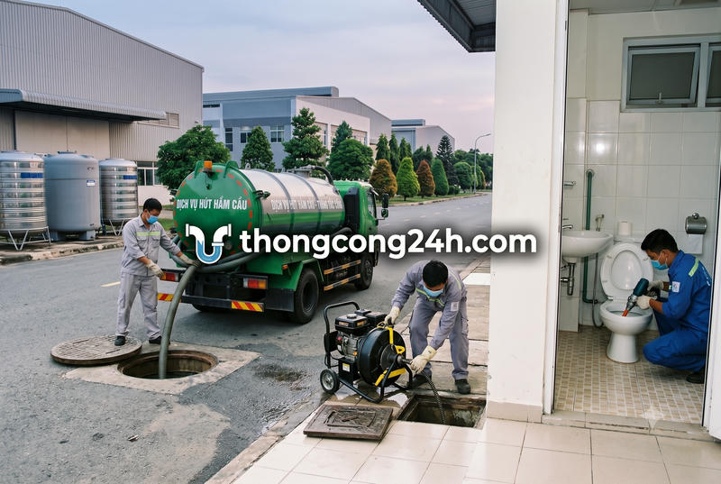 giá hút hầm cầu tại Bình Dương