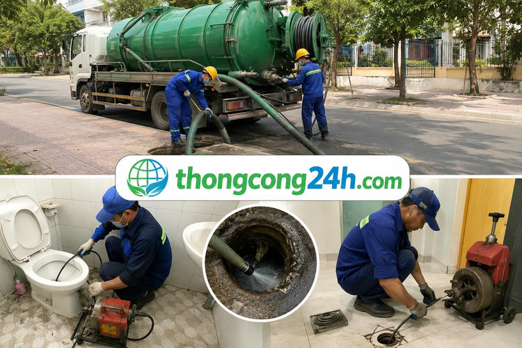 hút hầm vệ sinh tại huyện tịnh biên