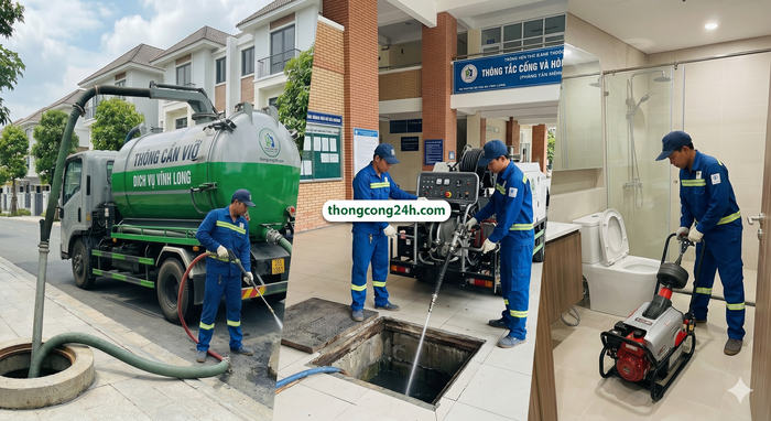 hút hầm vệ sinh thoại sơn an giang