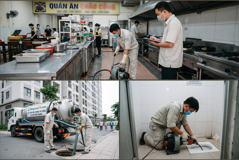 Rút hầm cầu quận 1 giá rẻ - Minh Đức Rút hầm cầu quận 1 giá rẻ - Minh Đức