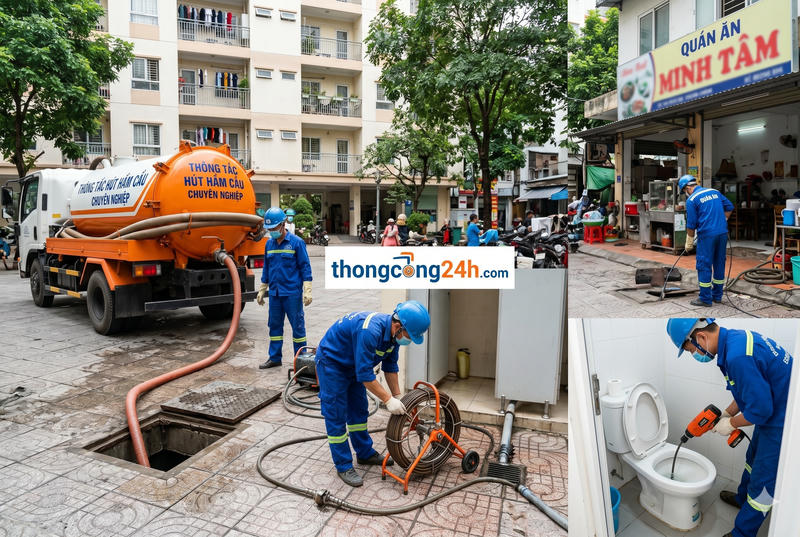 Thợ đang thi công thông cống tại Thủ Đức Minh Đức Thợ đang thi công thông cống tại Thủ Đức Minh Đức