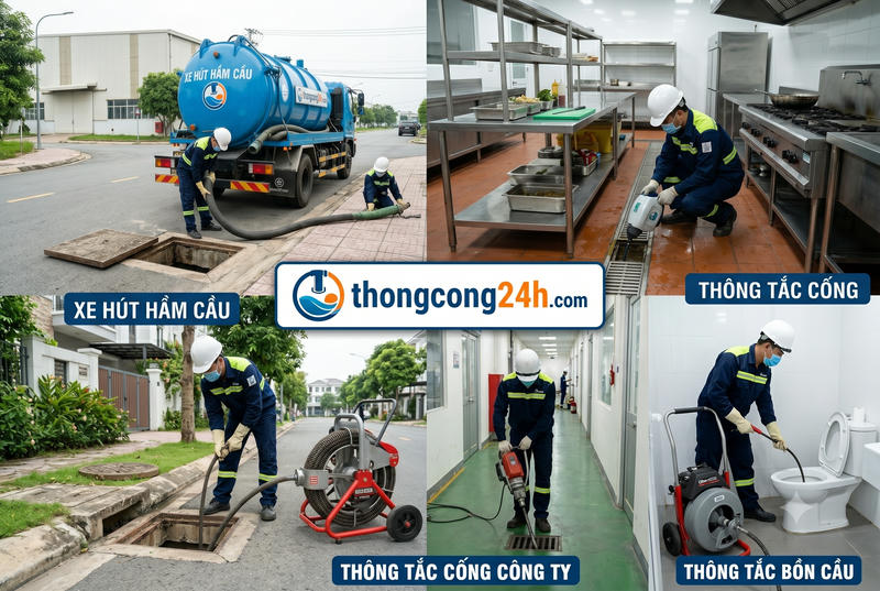 thông bồn vệ sinh tại long an