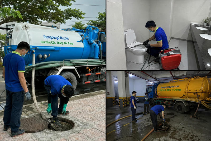 Thông cống thoát nước huyện Châu Thành Tây Ninh