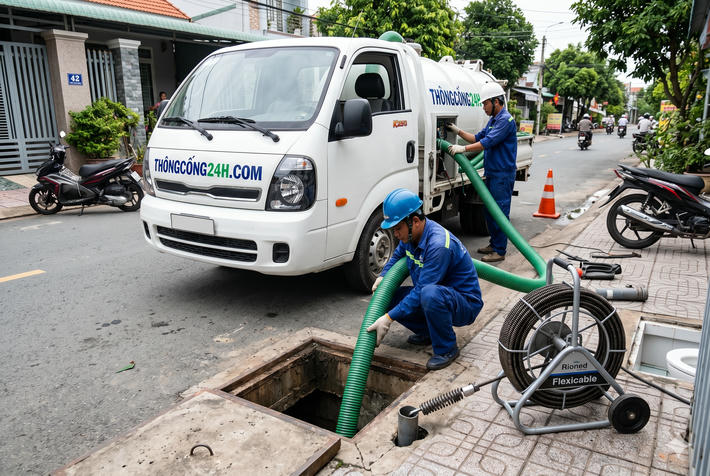 thông tắc bồn cầu thủ thừa long an