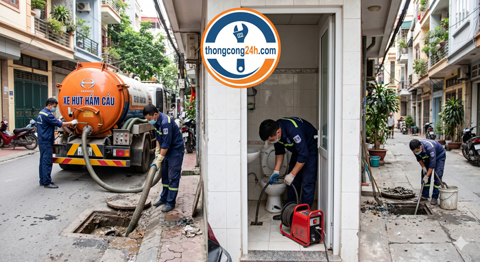 thông tắc cống tại huyện tri tôn an giang