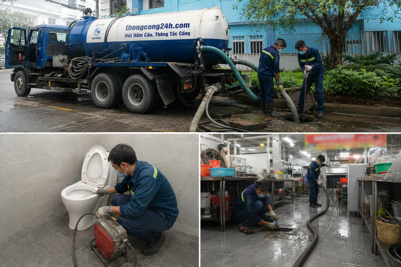 Thông tắc cống tại Tân Châu Tây Ninh giá rẻ 24/7 Thông tắc cống tại Tân Châu Tây Ninh giá rẻ 24/7
