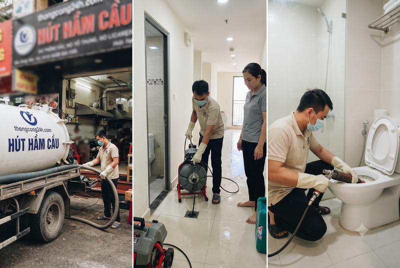 Xe hút hầm cầu tại quận 1 Minh Đức Xe hút hầm cầu tại quận 1 Minh Đức